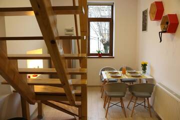 Фото номера Дом с 1 спальней Дома для отпуска Fagaras Cosy Flat, king bed &amp; double sofa bed WiFi г. Фэгэраш 13